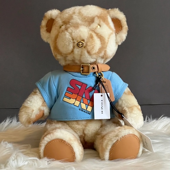 Coach Accessories - Ski Bear Collectible In Signature Shearling